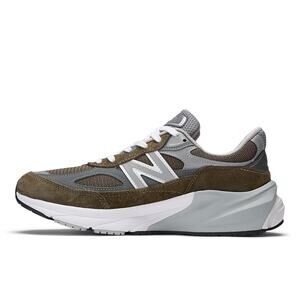 NWT New Balance Unisex Made in USA 990v6 Sneakers Olive/Grey -SZ M 10/11.5W 2E